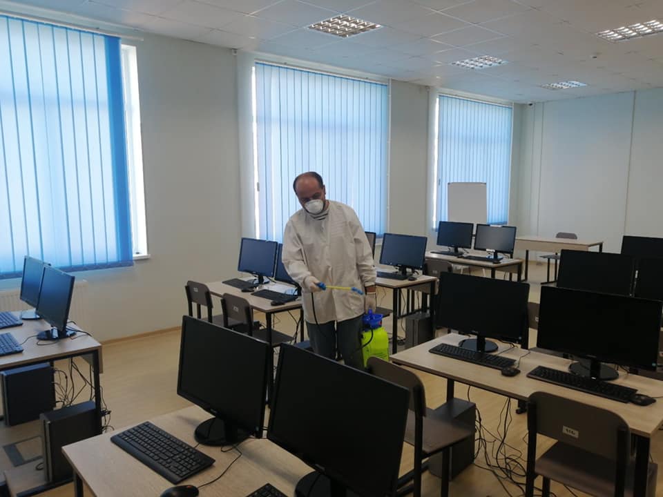 სადეზინფექციო სამუშაოები